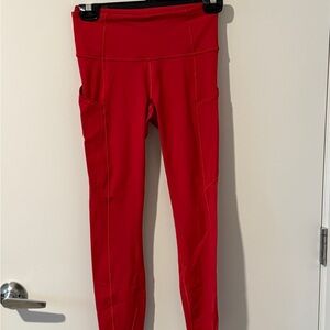 lululemon athletica Red Leggings